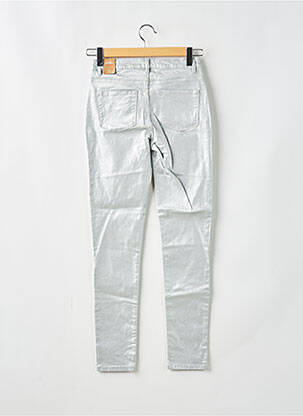 Pantalon slim stretch taille normale argent PROMOD femme