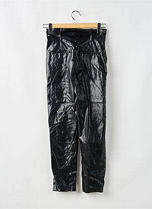 Pantalon droit taille à pinces taille haute noir LIU JO femme
