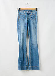 Jean coupe flare stretch taille normale bleu DENIM STUDIO femme