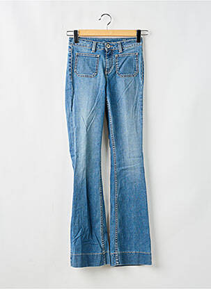 Jean coupe flare stretch taille normale bleu DENIM STUDIO femme