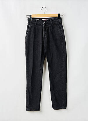 Jean coupe mom  taille haute noir JENNYFER femme