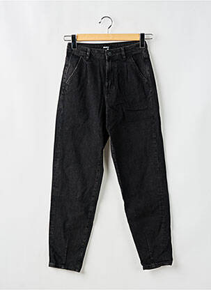 Jean coupe mom  taille haute noir BIZZBEE femme