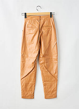 Pantalon droit coupe carotte taille haute beige IN THE STYLE femme