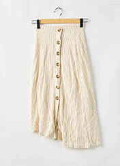 Jupe longue beige PULL & BEAR pour femme seconde vue