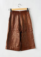 Pantacourt marron BOUGUESSA pour femme seconde vue