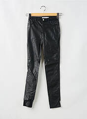 Pantalon slim noir NA-KD pour femme seconde vue