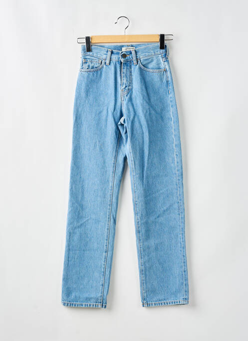 Jeans coupe droite bleu CARHARTT pour femme