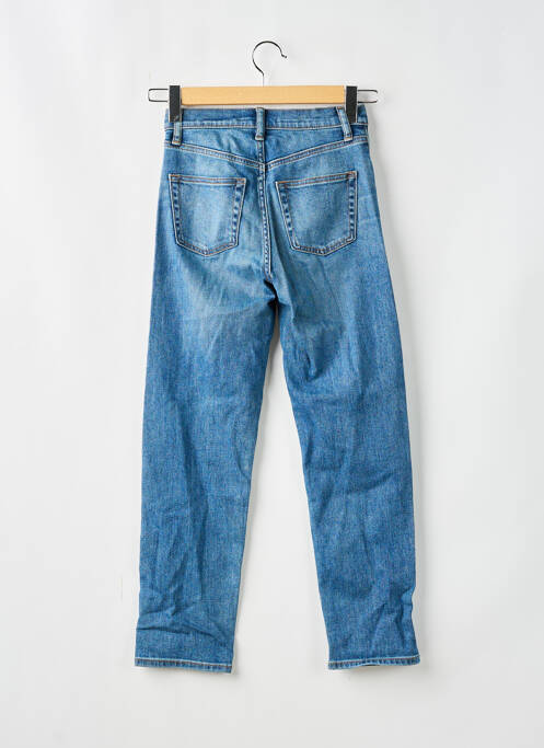 Jeans coupe droite bleu UNIQLO pour femme