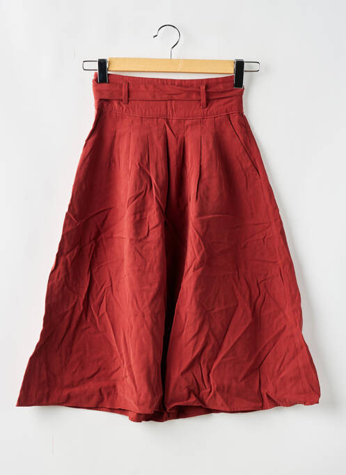 Jupe mi-longue rouge CACHE CACHE pour femme