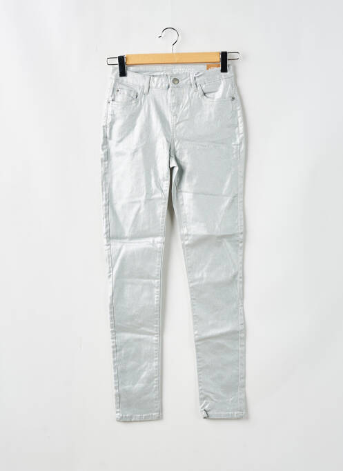 Pantalon slim argent PROMOD pour femme