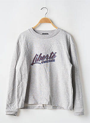 Sweat-shirt  manches longues gris IKKS femme