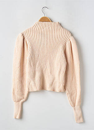 Pull coupe cintrée manches longues beige NASTY GAL femme