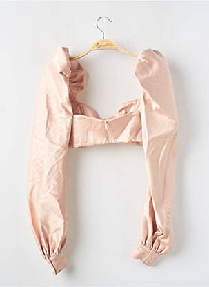 Blouse poignets boutonnés avec fente manches longues rose HOUSE OF CB LONDON femme