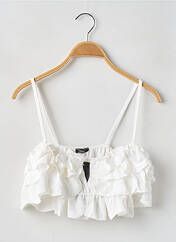 Top blanc BOOHOO pour femme seconde vue