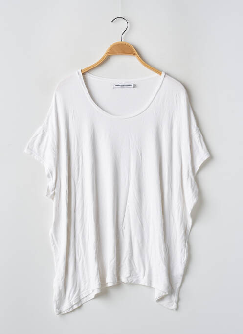 Tunique manches courtes manches manches chauves souris blanc MARGAUX LONNBERG femme