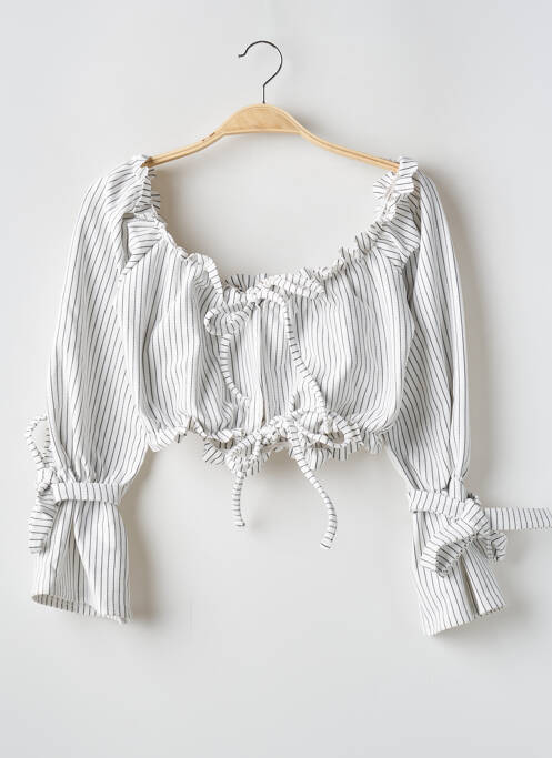 Blouse blanc BOOHOO pour femme