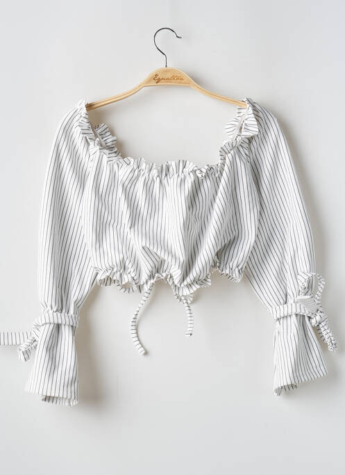 Blouse blanc BOOHOO pour femme