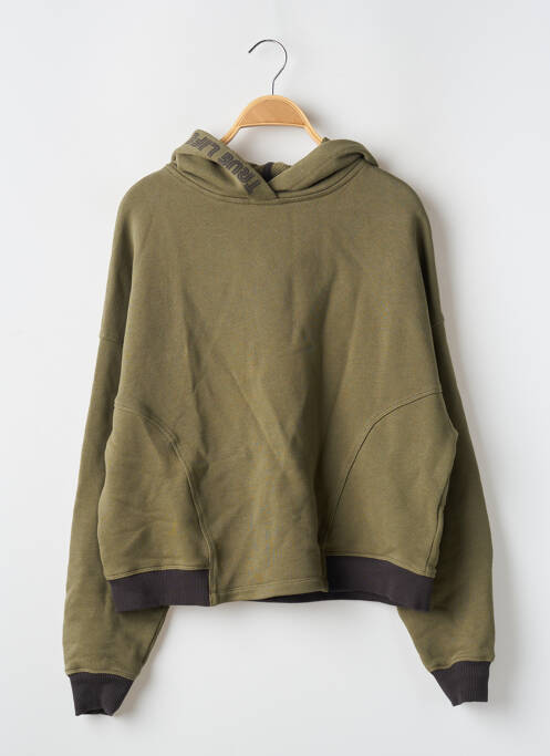 Sweat-shirt à capuche vert BA&SH pour femme