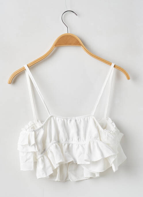 Top blanc BOOHOO pour femme