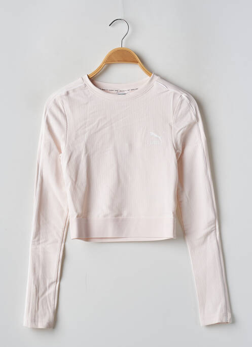 Top rose PUMA pour femme