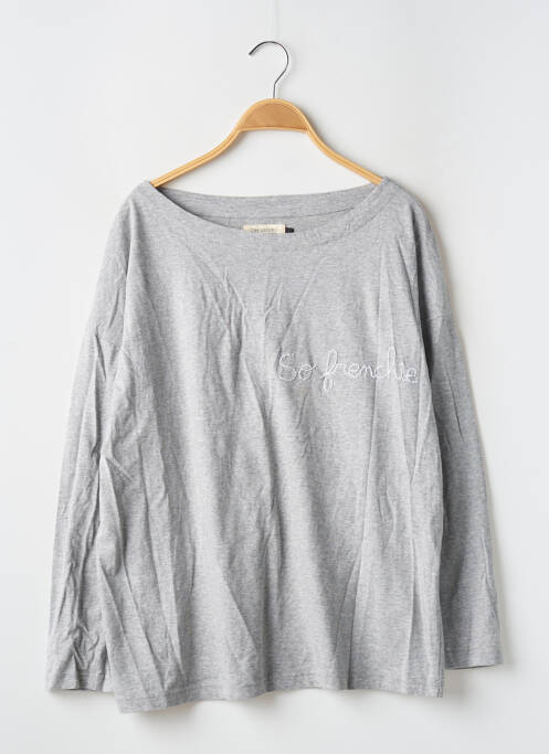 T-shirt gris OH SISTERS pour femme
