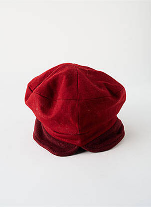 Chapeau rouge LAURA RYNER femme