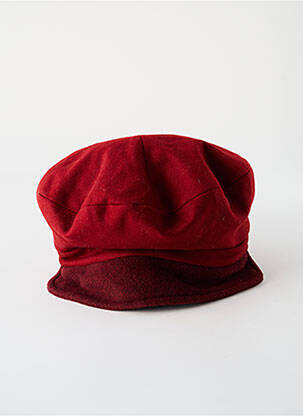 Chapeau rouge LAURA RYNER femme