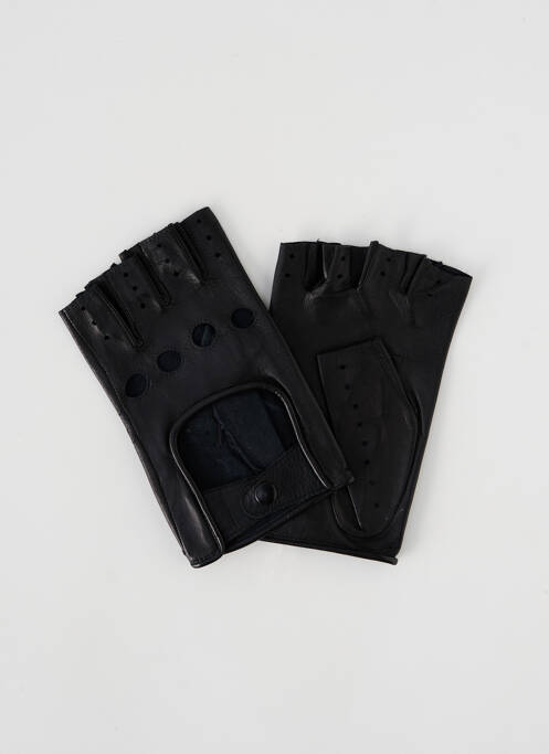 Mitaines noir AGNELLE pour femme