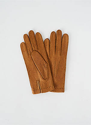 Gants beige ANDRE POUJADE femme