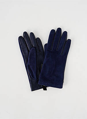 Gants doublure bleu GLOVE STORY femme