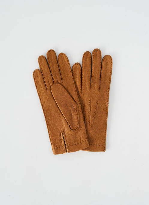Gants beige ANDRE POUJADE pour femme