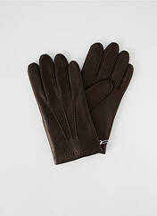Gants marron AGNELLE pour homme seconde vue