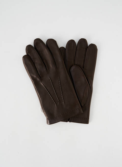 Gants marron AGNELLE pour homme