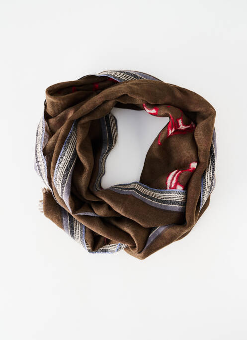 Foulard marron PETRUSSE pour femme