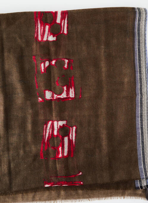 Foulard marron PETRUSSE pour femme