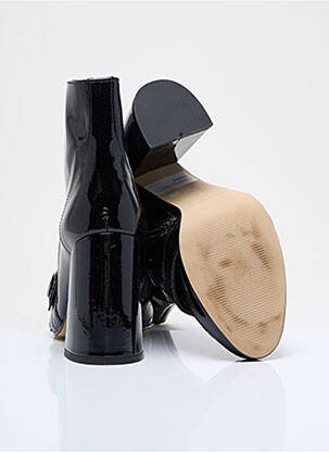 Bottines/boots matière lisse talon de 7 à 9cm noir MELLOW YELLOW femme