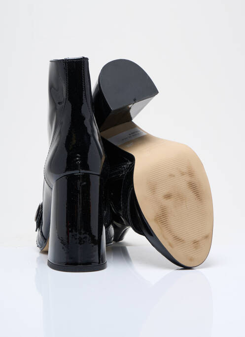 Bottines/boots matière lisse talon de 7 à 9cm noir MELLOW YELLOW femme