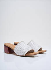 Mules/Sabots blanc JAMES SMITH pour femme seconde vue