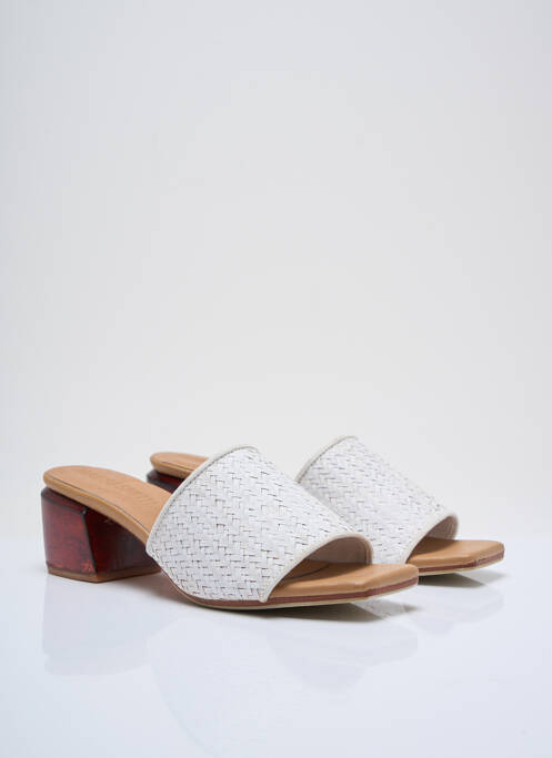 Mules/Sabots blanc JAMES SMITH pour femme