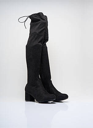 Cuissardes talon bottier talon de 4 à 6cm noir QUANTICLO femme