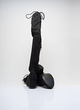 Cuissardes talon bottier talon de 4 à 6cm noir QUANTICLO femme