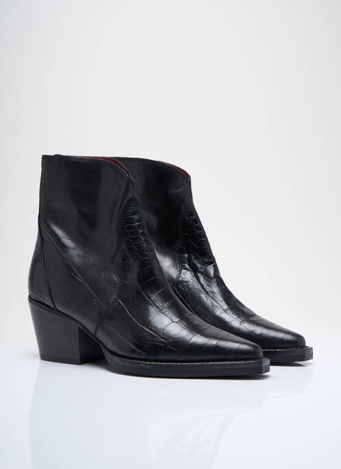 Bottines/Boots noir BRONX pour femme
