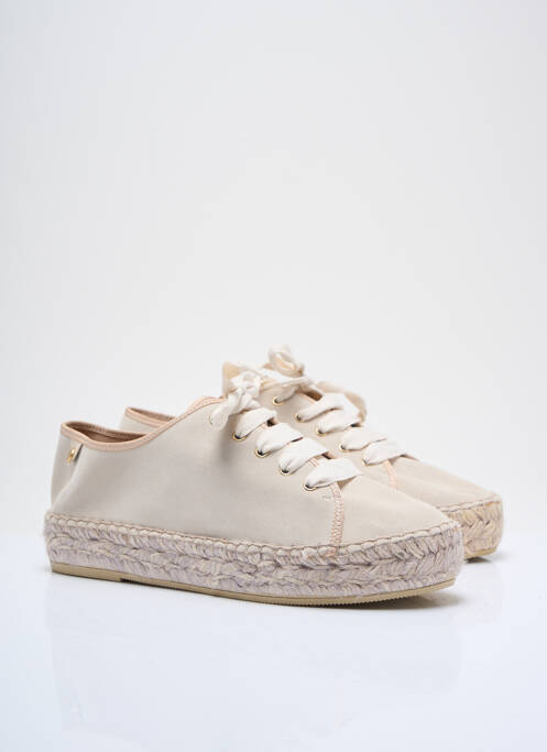 Espadrilles beige HEY MARLY pour femme