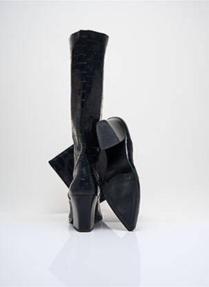 Bottes bout pointu talon de 7 à 9cm noir MANGO femme