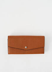 Portefeuille marron POURCHET pour femme seconde vue