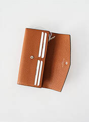 Portefeuille marron POURCHET pour femme seconde vue
