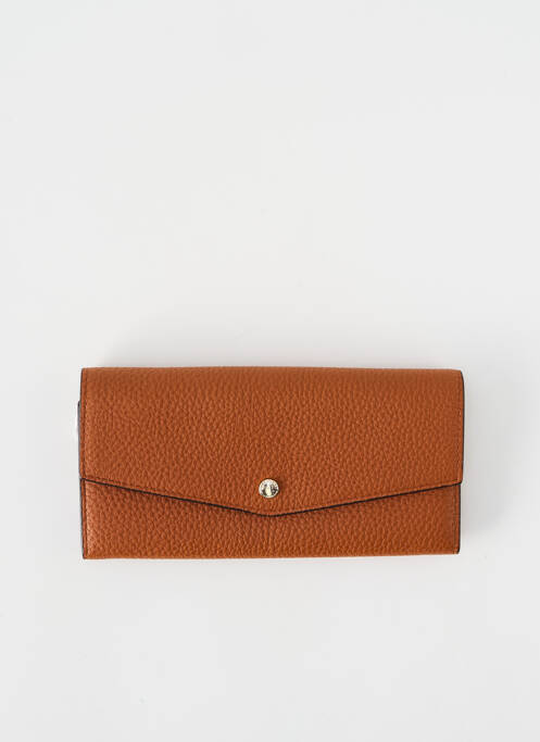 Portefeuille marron POURCHET pour femme