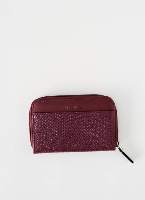 Portefeuille rouge MAC ALYSTER pour femme