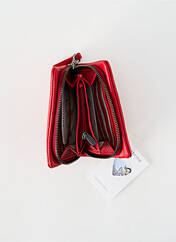 Portefeuille rouge SABRINA pour femme seconde vue