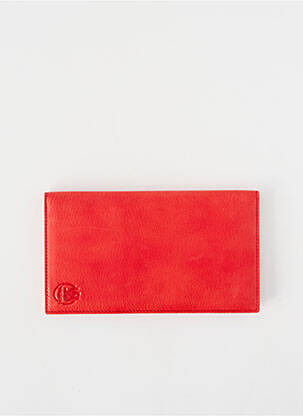 Porte-carte orange L'AIGLON pour femme